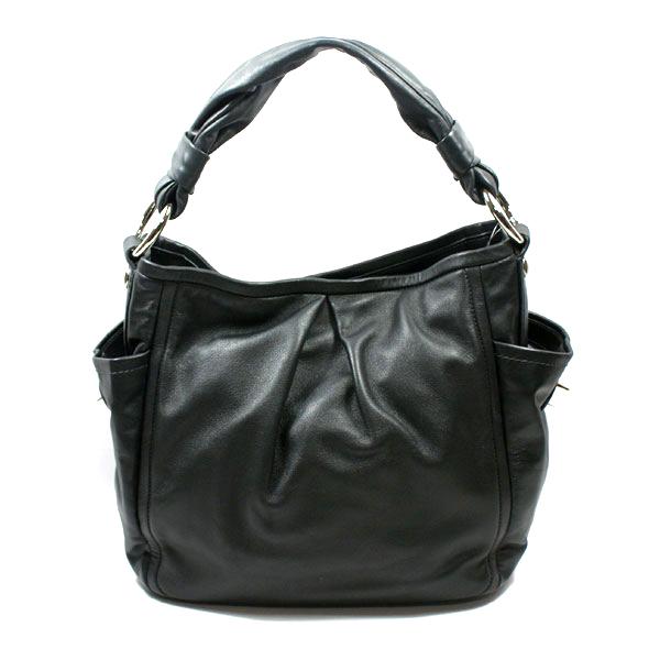 Coach Parker Leather Shoulder Bag Black #13412 | Coach 13412