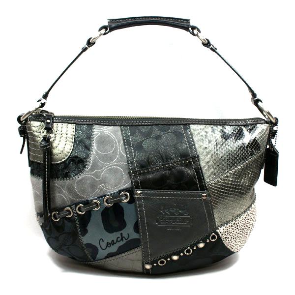 バッグ Coach Soho Signature Patchwork Hand Bag COACH The Coach Originals Soho Signature Jacquard Buckled