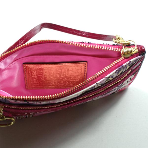 coach wristlets wall