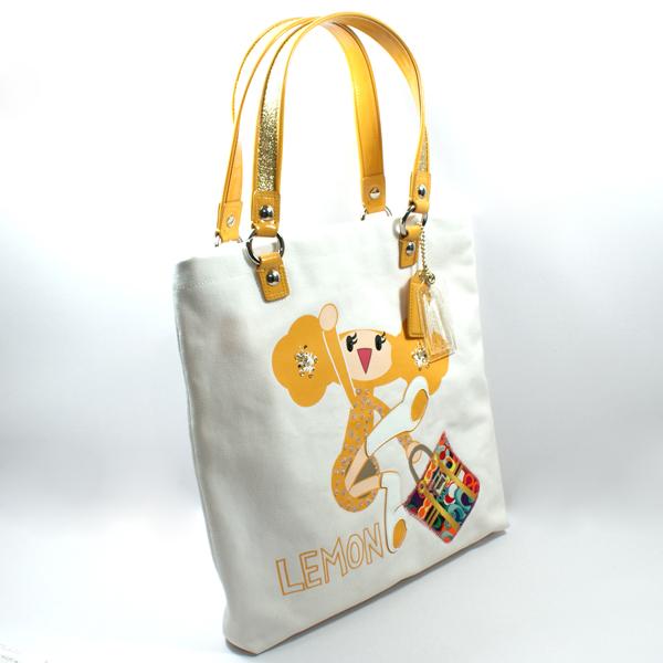 Coach Poppy Lemon Slim Tote Bag #14716 | Coach 14716