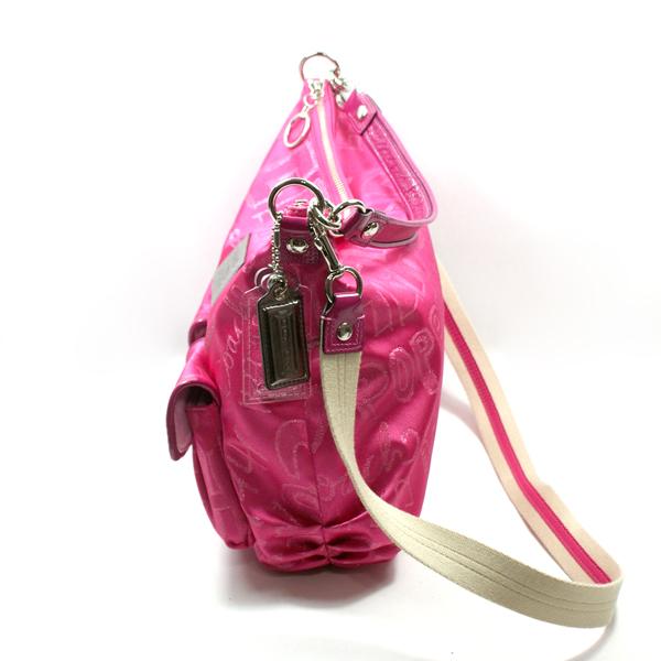 Coach Poppy Storypatch Pop Swing Bag/ Shoulder Bag Pink #15304
