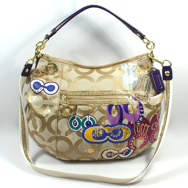 Coach Poppy Pop Jazzy Convertible Shoulder Bag/ Crossbody Bag