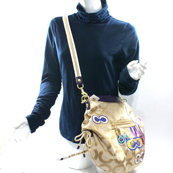 COACH Poppy バッグ ネイビー/ゴールド Coach | Bags | Coach Poppy Rare Limited Edition Mini
