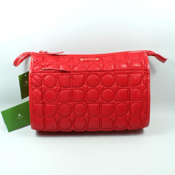 Kate Spade Large Heddy Chamonix Red Cosmetic Bag WLRU0808 Kate Spade