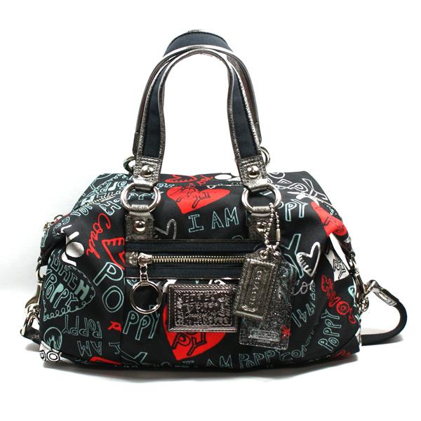 coach satchels poppy