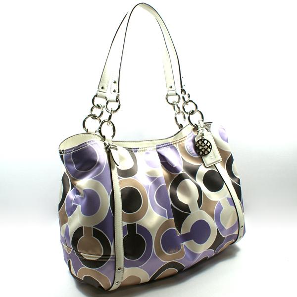 Coach Alexandra Outline Opt Art Tote Bag Lilac #16230 | Coach 16230
