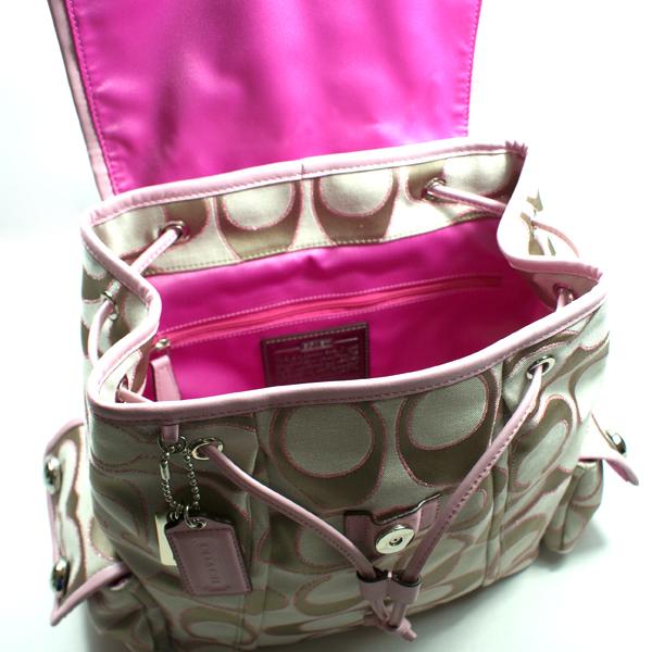 coach backpacks pink'un