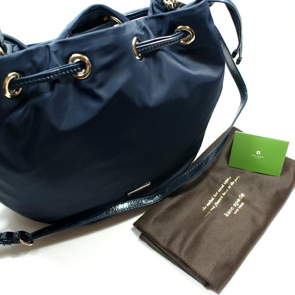 Kate Spade Medium Katie Fashion Nylon Navy Crossbody/ Shoulder Bag 