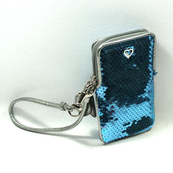 Coach Poppy Sequin Universal Case/ Wristlet/ Iphone 4, 3G Case