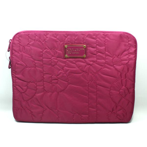 Marc By Marc Jacobs Rubine Purple Nylon Laptop Case/ Laptop Sleeve 
