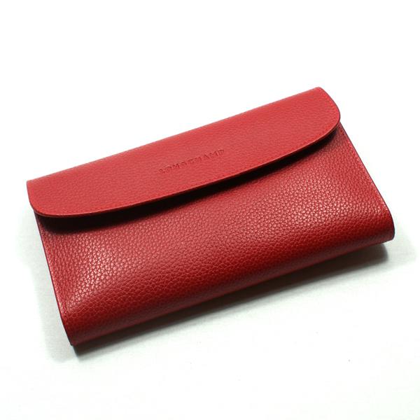longchamp veau foulonne checkbook wallet