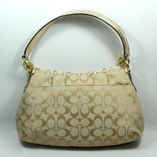 Coach Soho Signature Flap Shoulder Bag Light Khaki #17093 | Coach