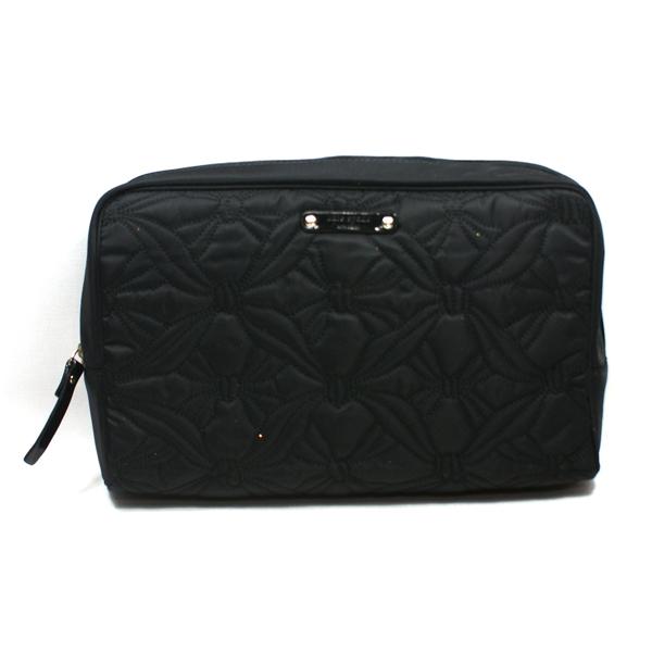 Kate Spade Large Henrietta Marivaux Black Cosmetic Bag WLRU1130 Kate
