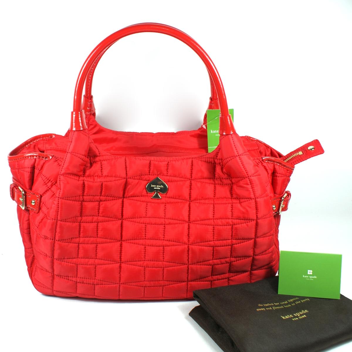 Kate Spade Stevie Signature Spade Quilted Shoulder Bag/ Satchel 