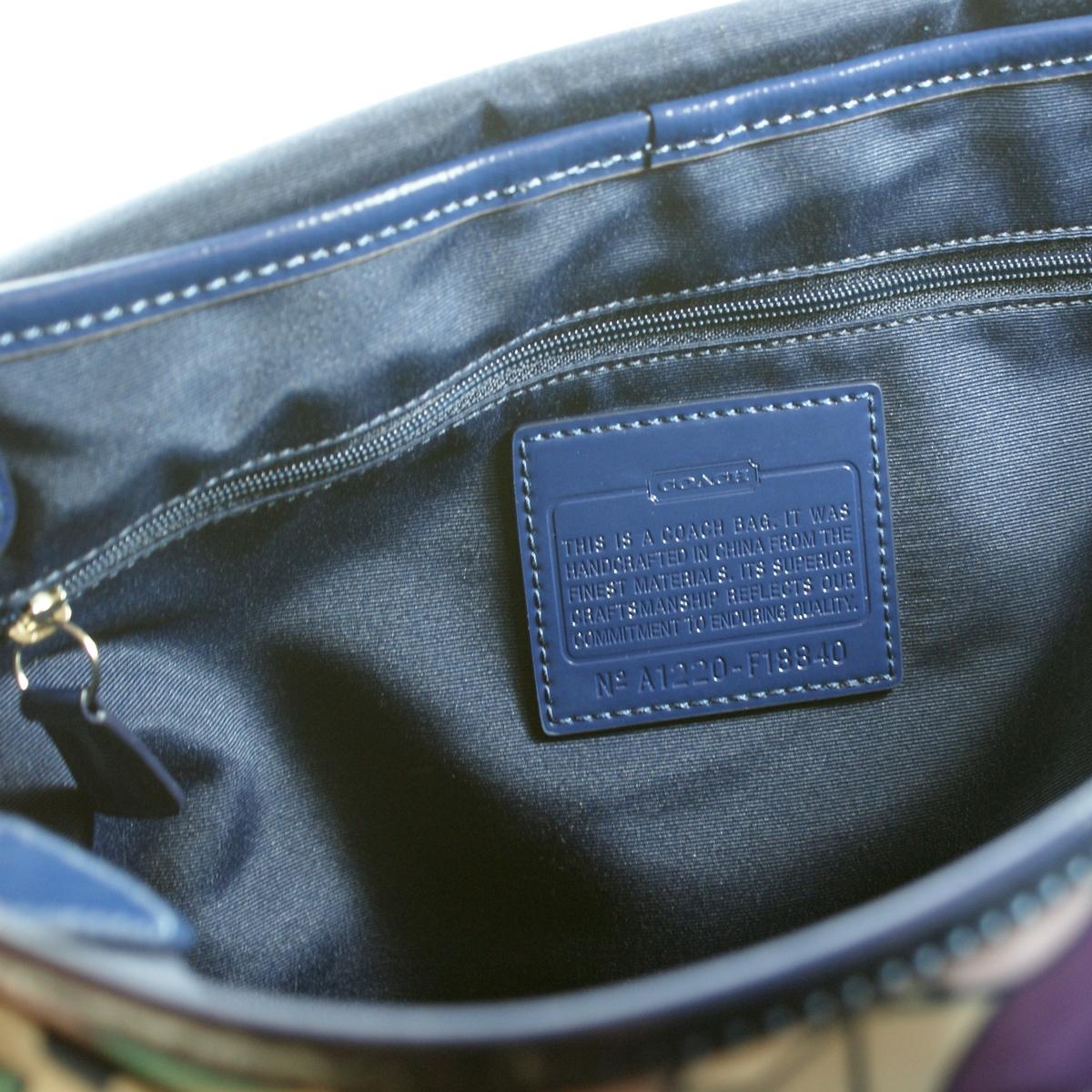 Coach Signature Messenger Laptop Bag IUCN Water