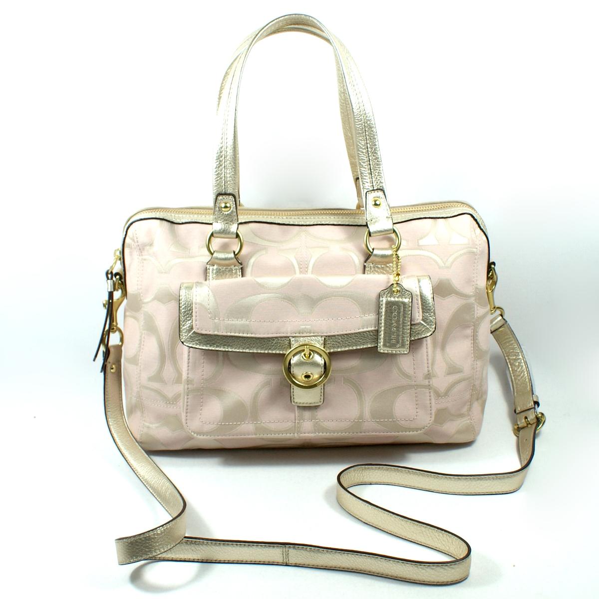 Coach Penelope Outline Signature Buckle Satchel/ Crossbody Bag 19130 Coach 19130