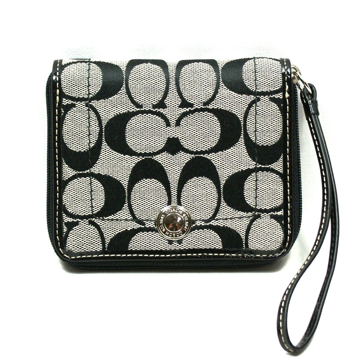 Coach Kyra Signature Medium Zip Around Wallet 47420 Coach 47420