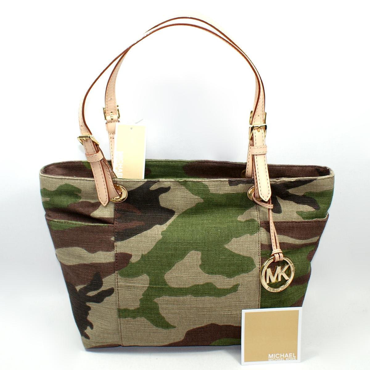 michael kors camouflage tote