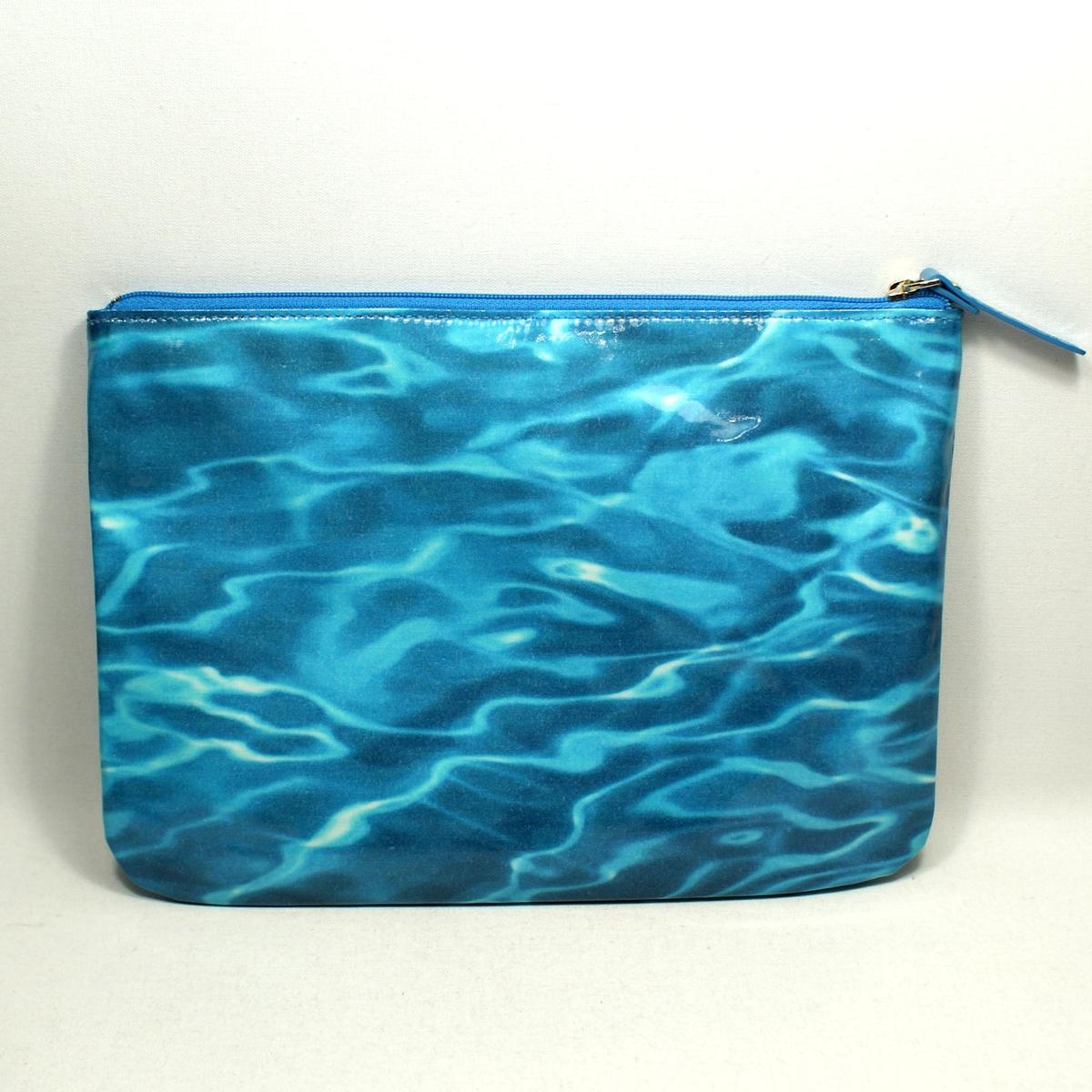 Kate Spade Daycation Gia Dive In Large Flat Pouch/ Cosmetic Bag 