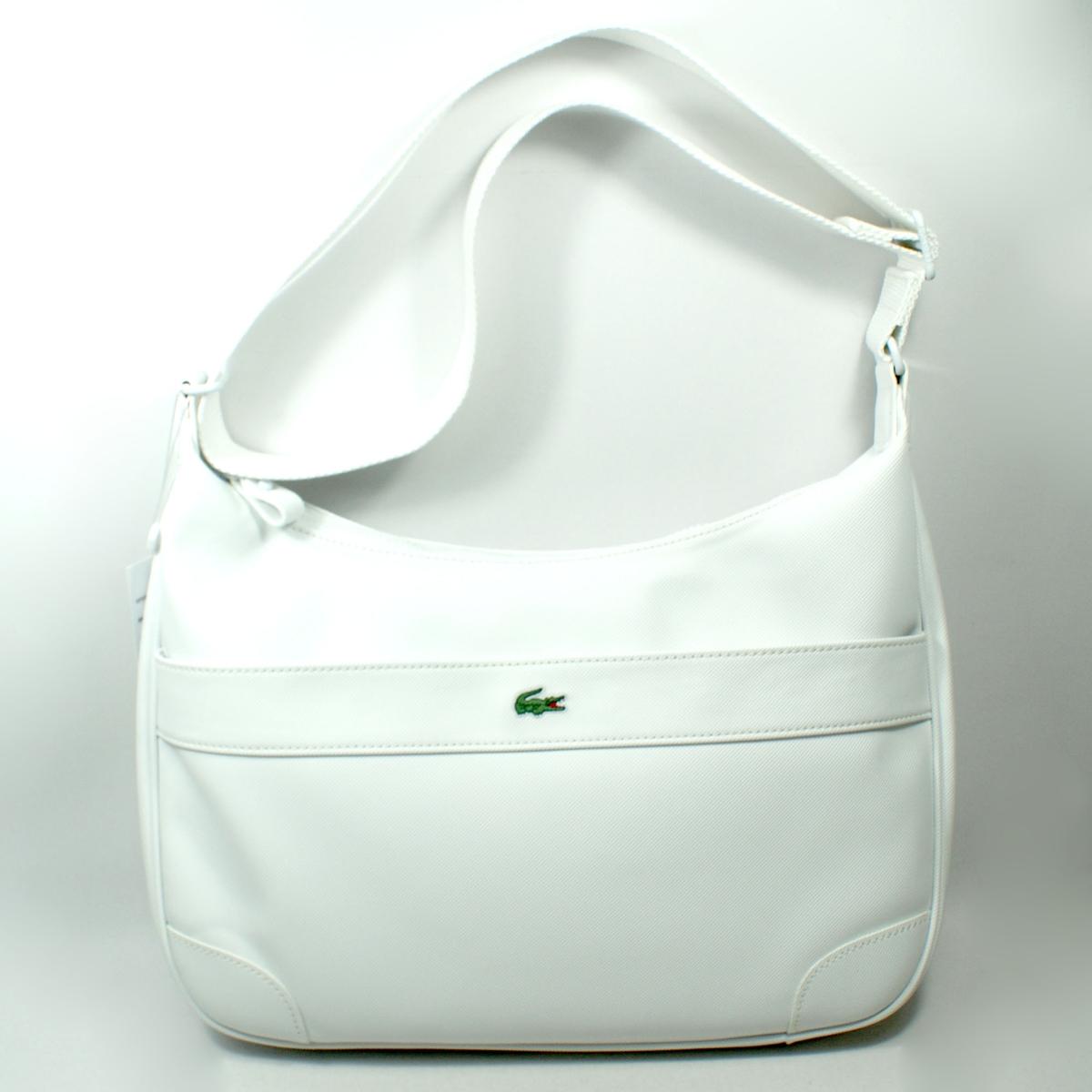 Lacoste Bright white Hobo/ Crossbody Bag #NF0192NC | Lacoste NF0192NC