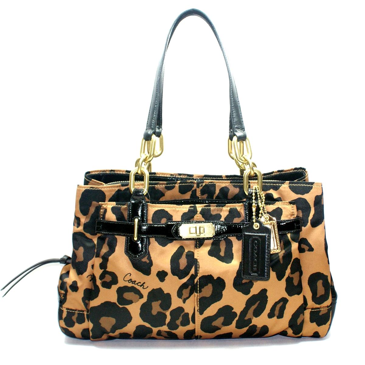 leopard print bag fluffy