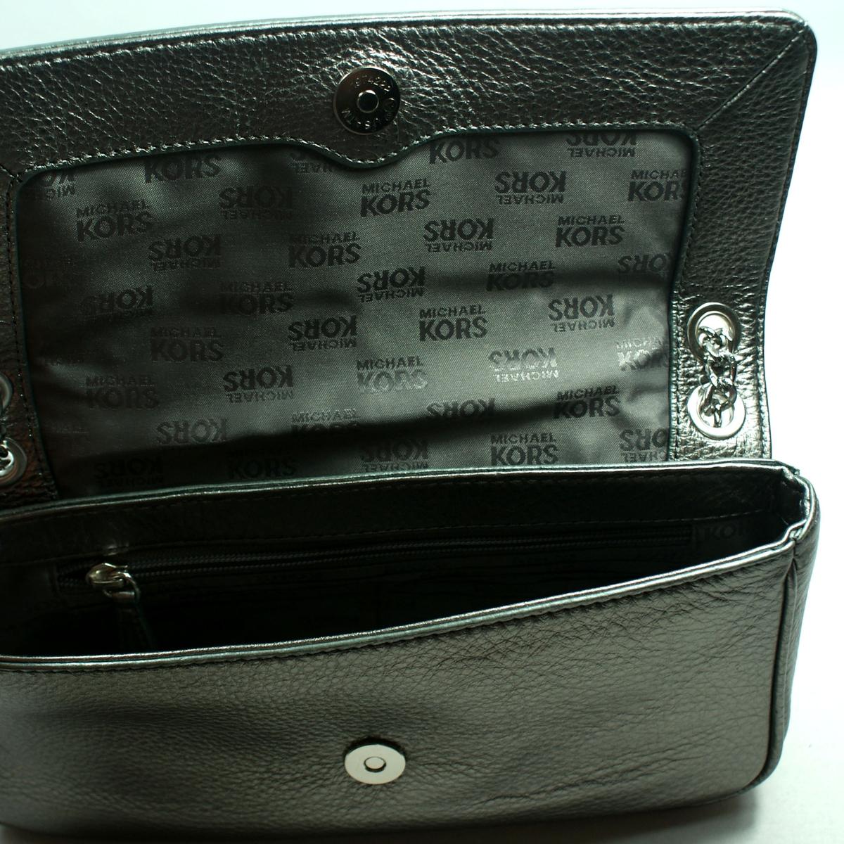 michael kors jet set chain shoulder to genuine leather