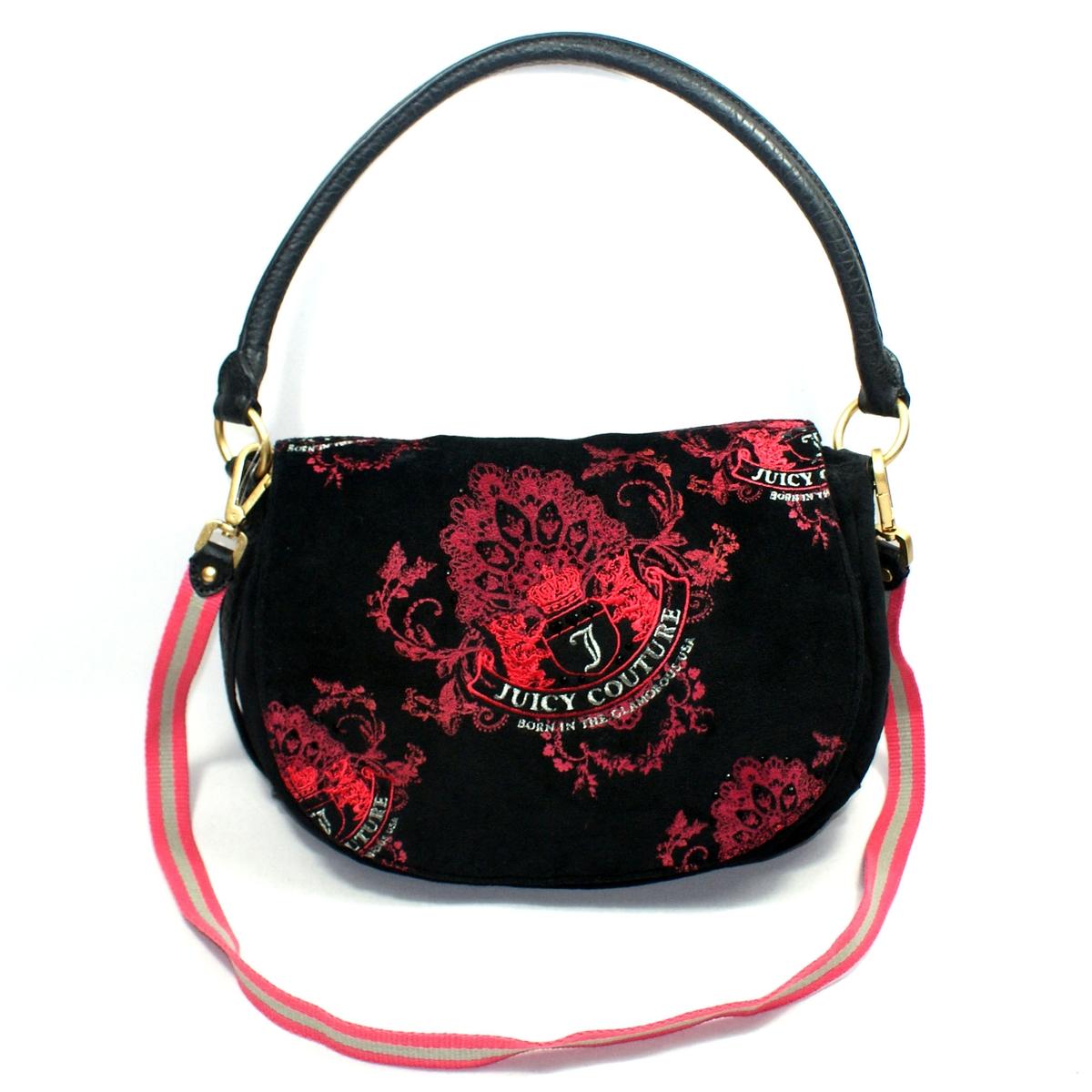 Juicy Couture Medium Black Shoulder Bag Cross Body Bag #YHRUS478 ...