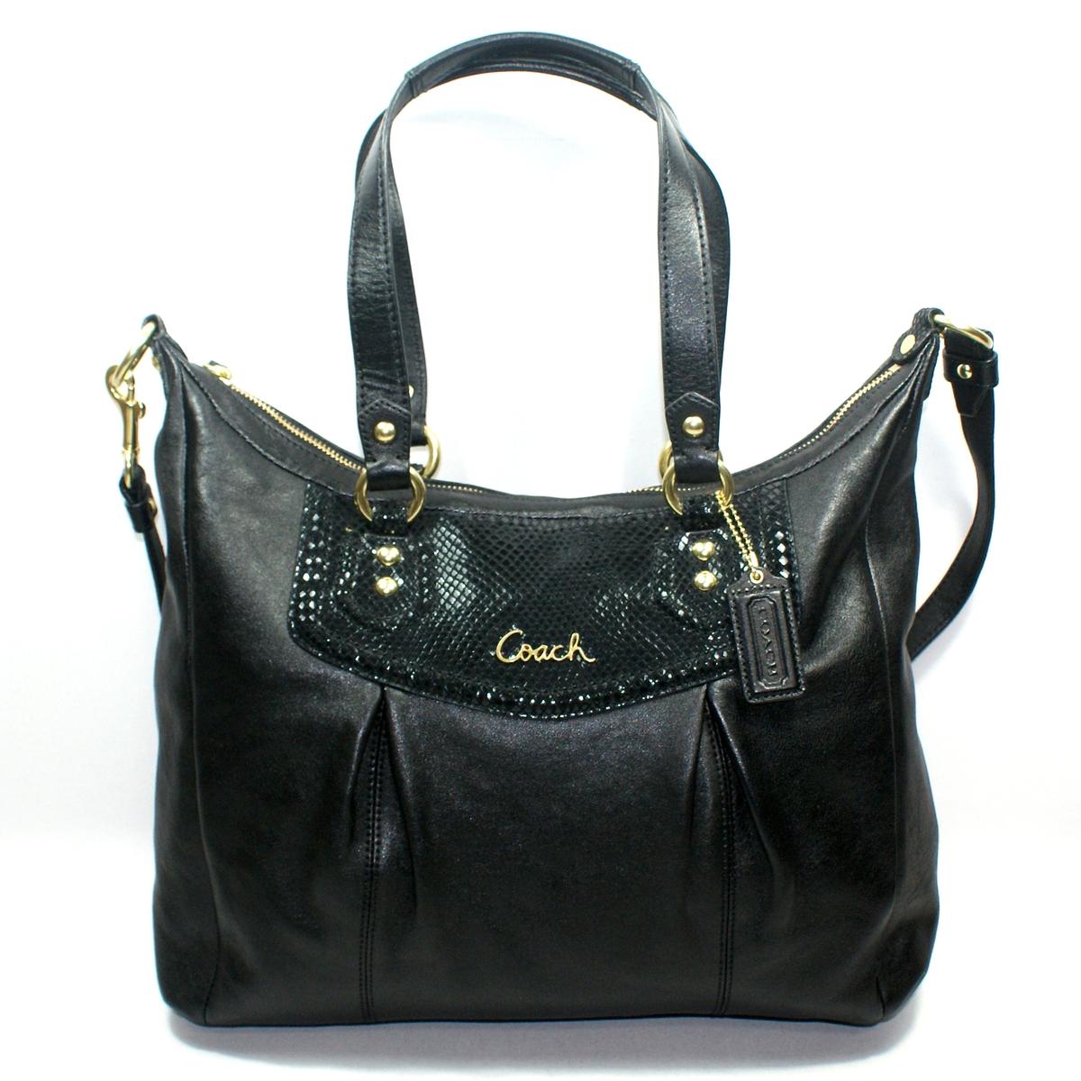 Coach Ashley Leather Shoulder Bag/ Cross Body Bag #20104 | Coach 20104