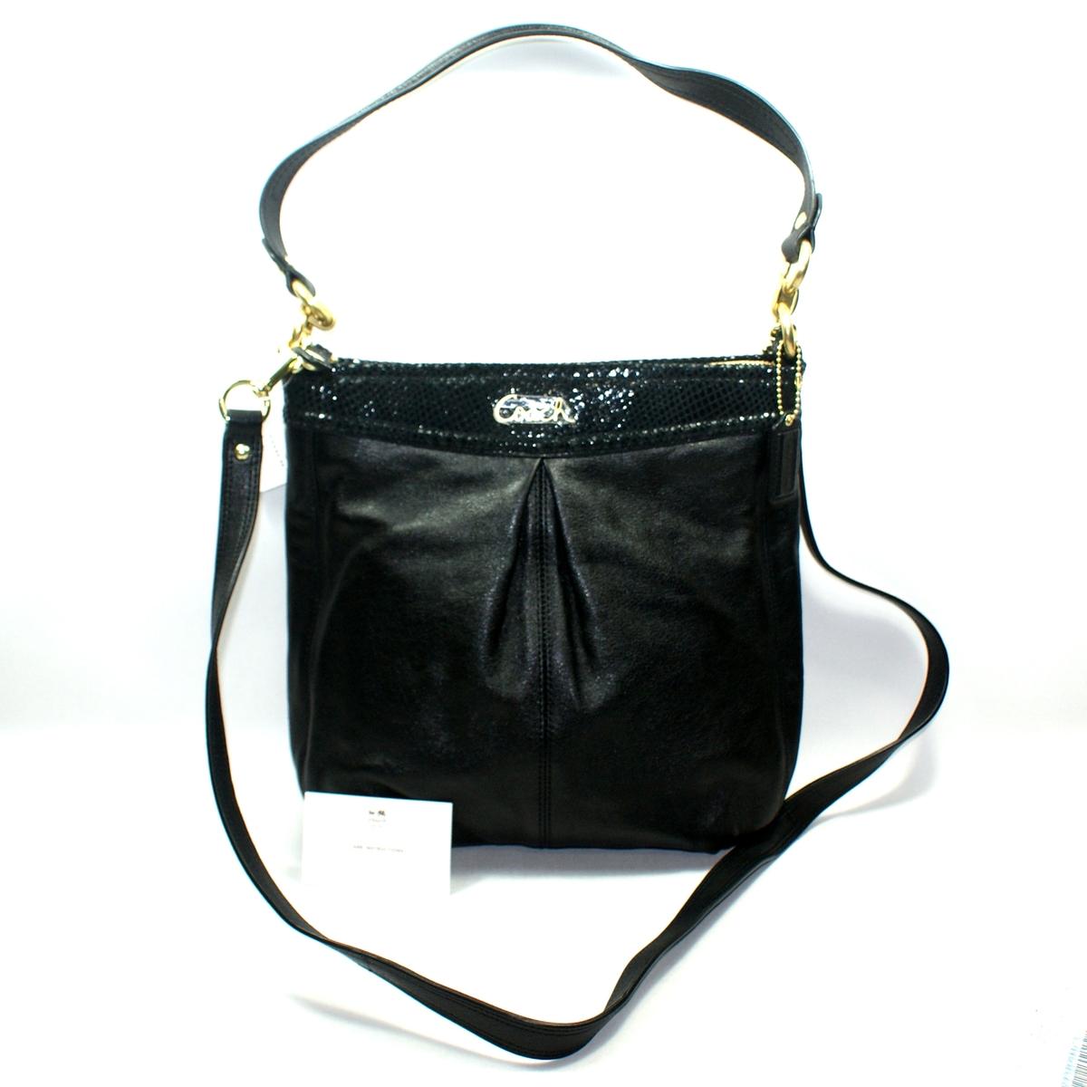 Home Coach Ashley Black Leather Hippie Cross Body Bag Shoulder Bag