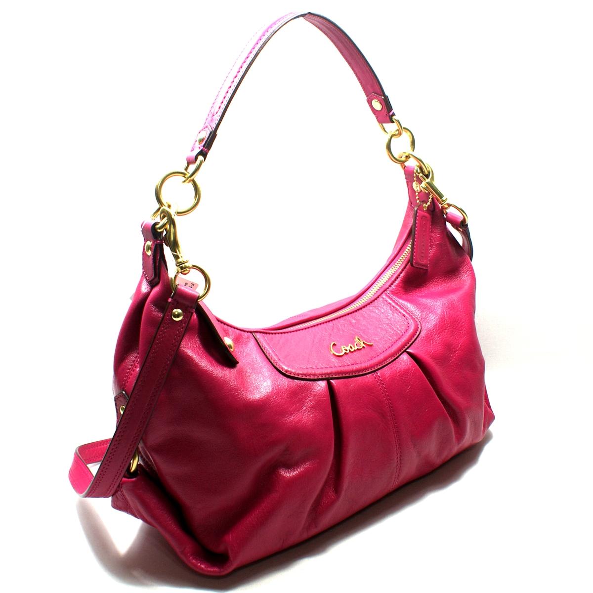 Home Coach Ashley Leather Convertible Hobo Cross Body Bag
