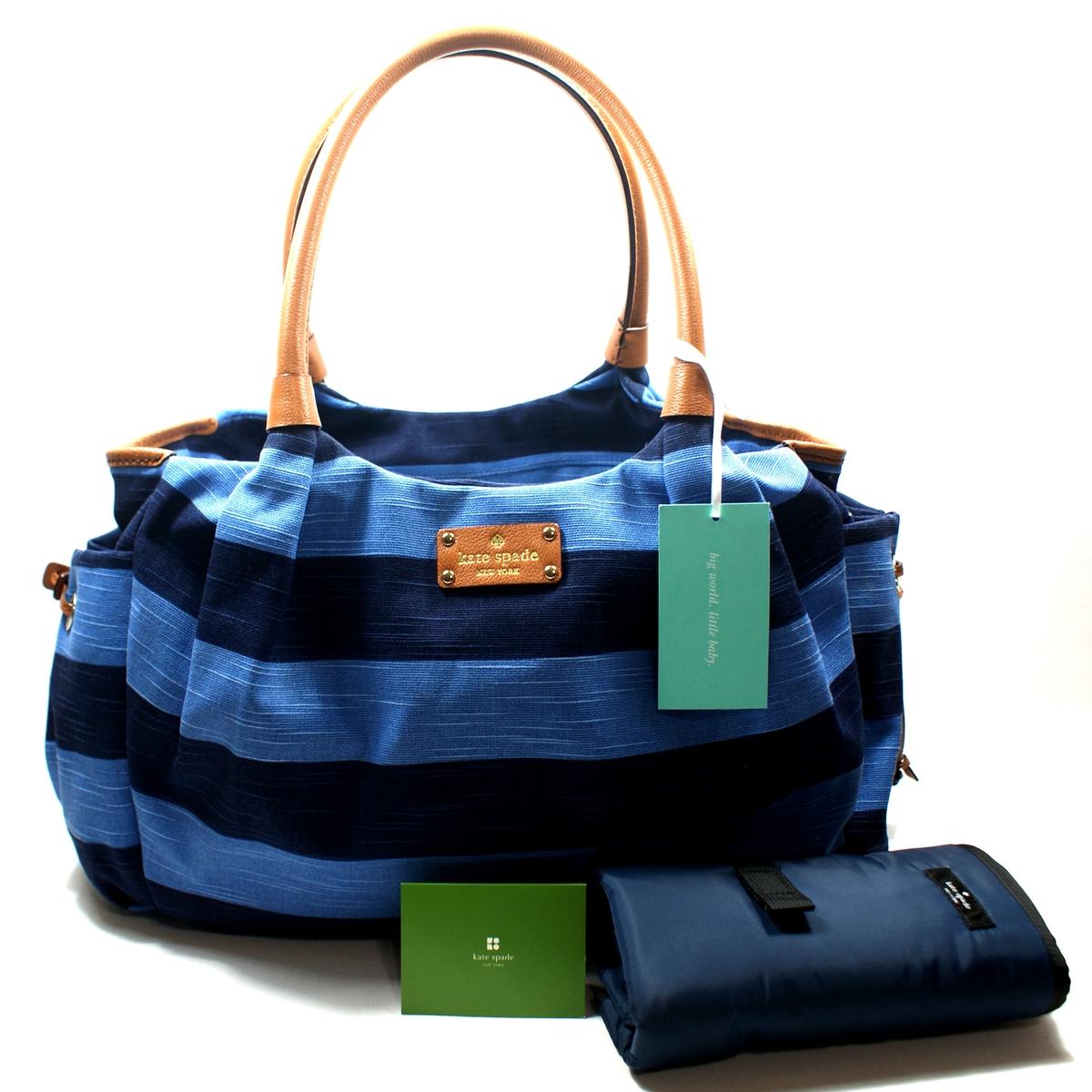 Kate Spade Stevie Baby Bag Jubilee Stripe Diaper Bag #WKRU1519 | Kate Spade WKRU1519