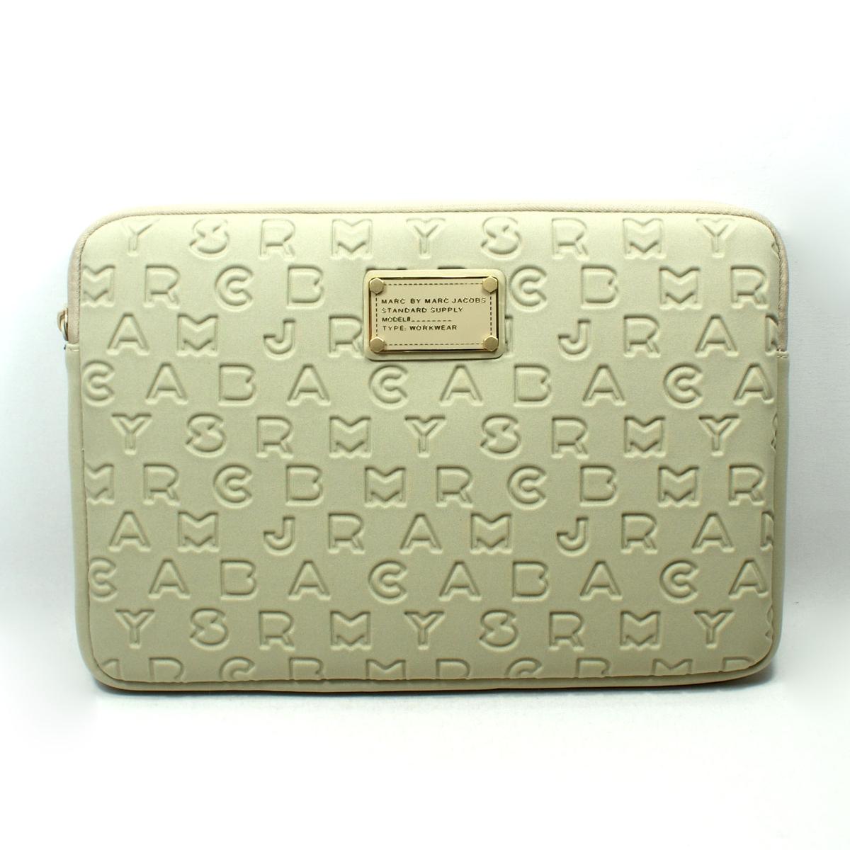 Marc By Marc Jacobs Chinchilla Grey 11 Inch Laptop Case/ Laptop Sleeve