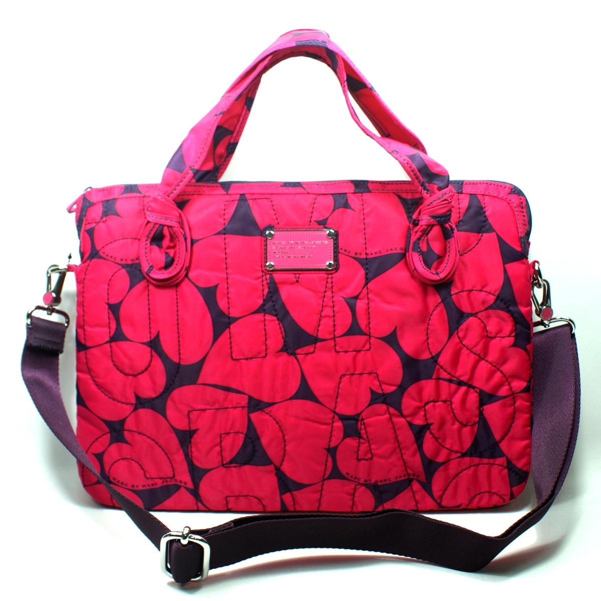 Marc By Marc Jacobs Iris Multi Nylon 15 Inch Laptop Bag/ Messenger Bag