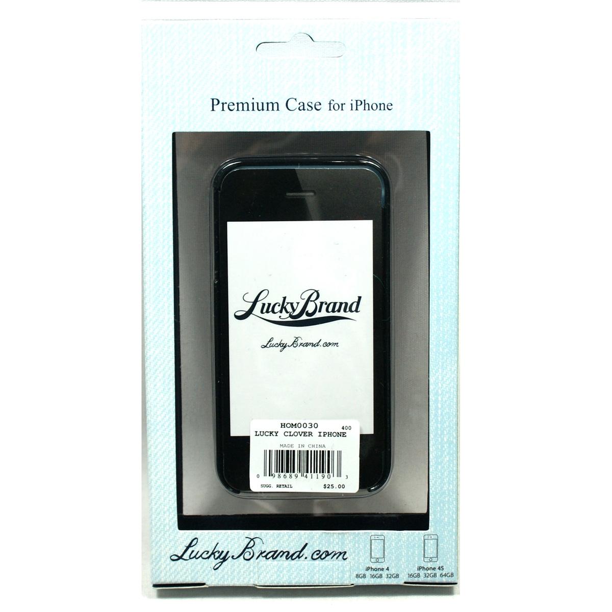Lucky Brand IPhone 4 Case Premium Hardcase Lucky Clover For Apple Iphone 4, 4S #HOM0030 | Lucky ...