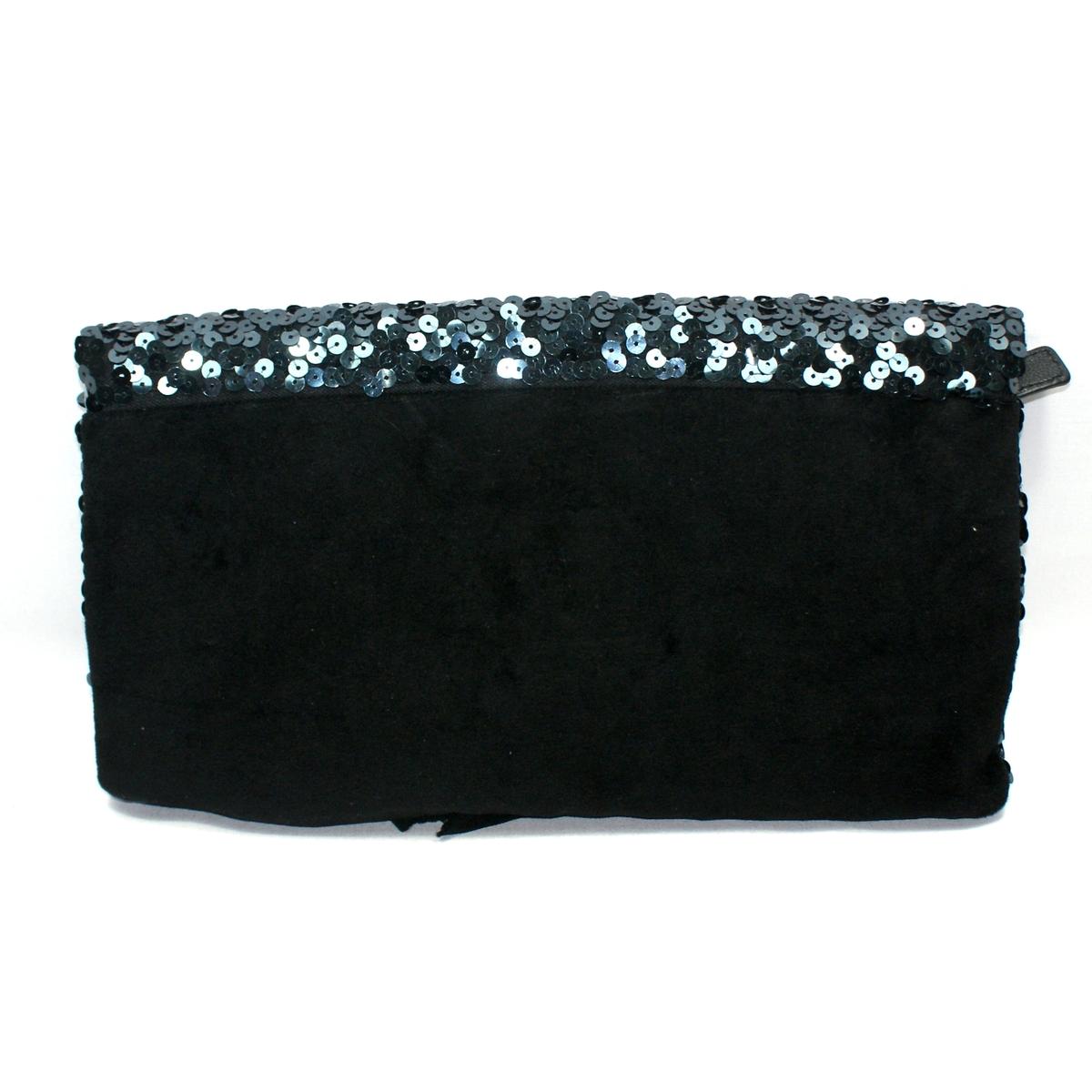 Juicy Couture Black Sequin Large Clutch Bag #YHRUO011 | Juicy Couture YHRUO011