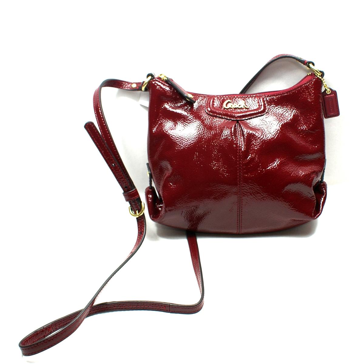 Coach Ashley Patent Leather Small Swingpack Bag Red #48252 | Coach 