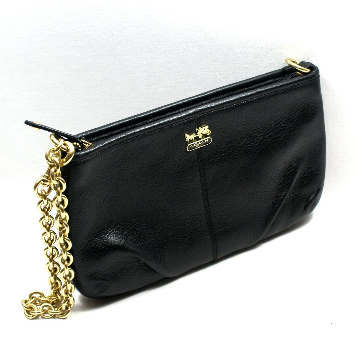 black coach wristlets