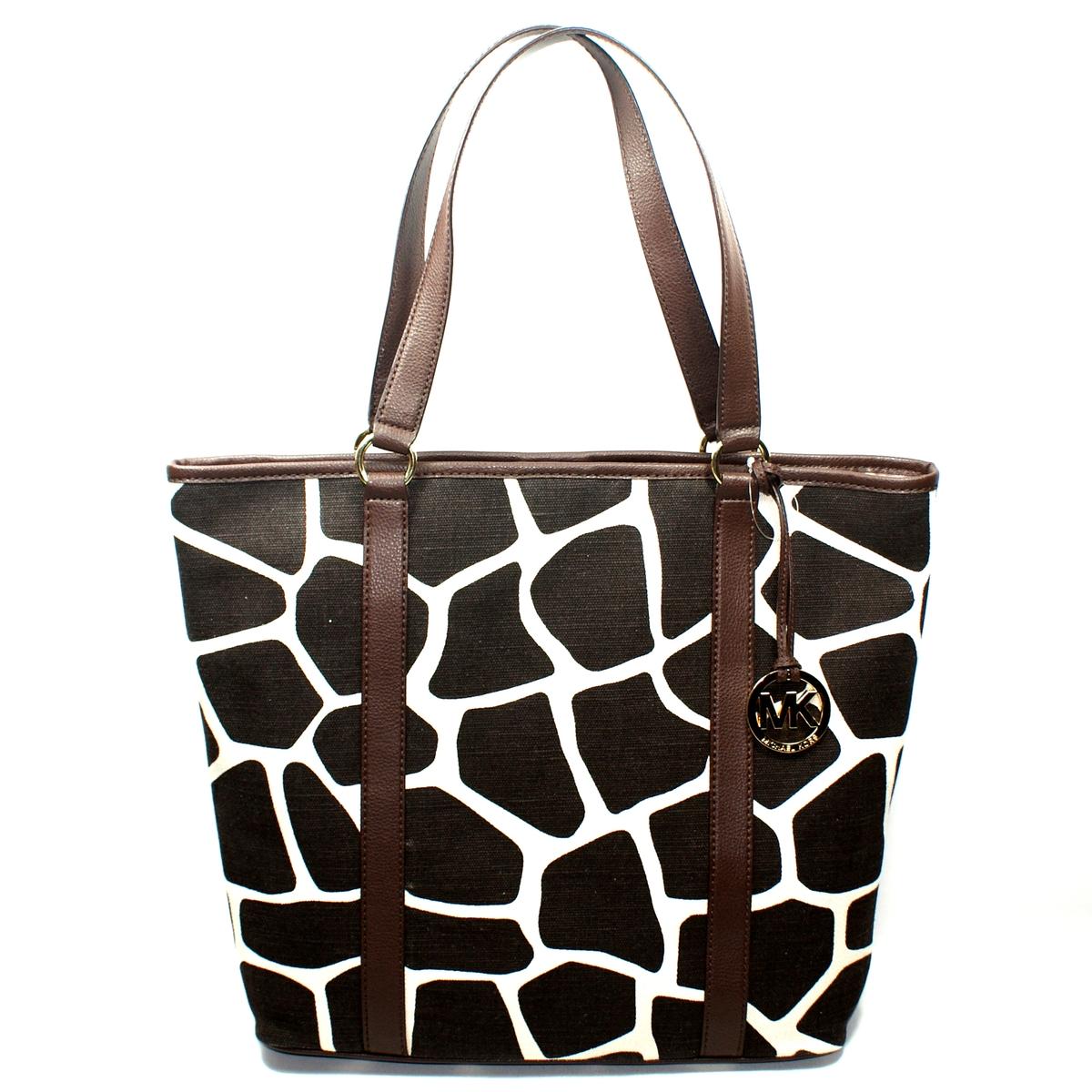 Michael Kors Summer Group Large Giraffe Print Canvas Tote 38T2CSUE4R