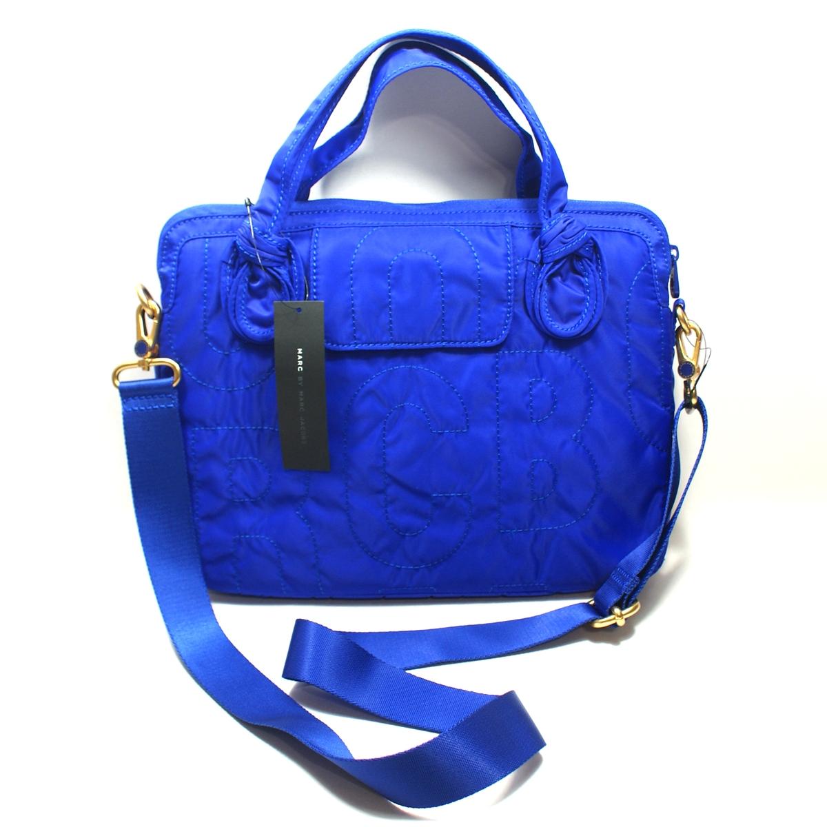 Marc By Marc Jacobs Pretty Meteorite Blue Nylon 13 Inch Laptop Bag