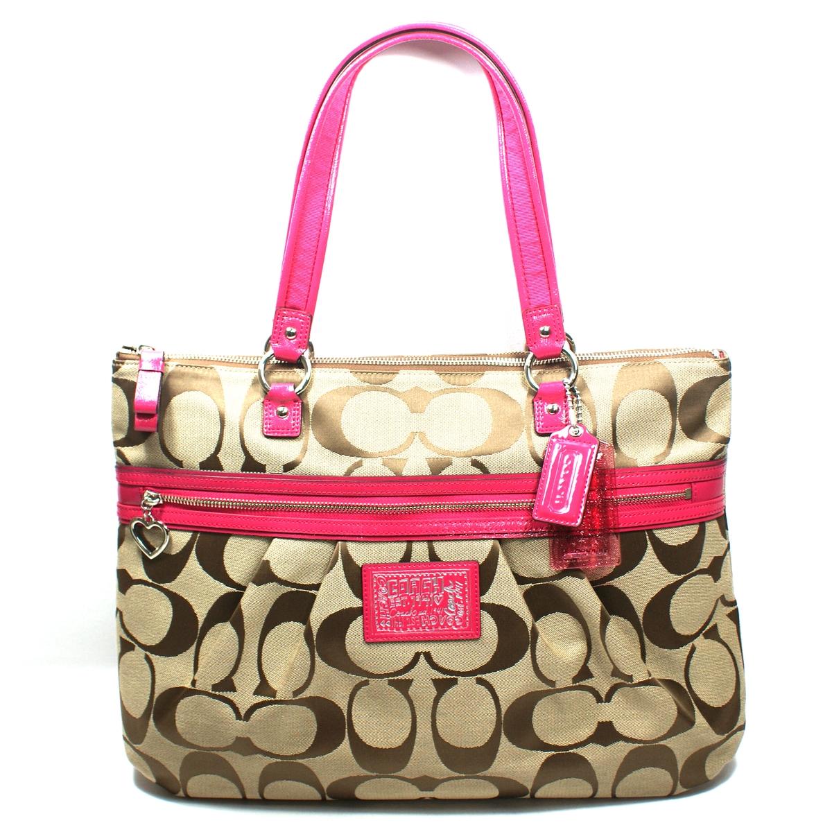 Coach Daisy Signature Tote Raspberry 22947 Coach 22947