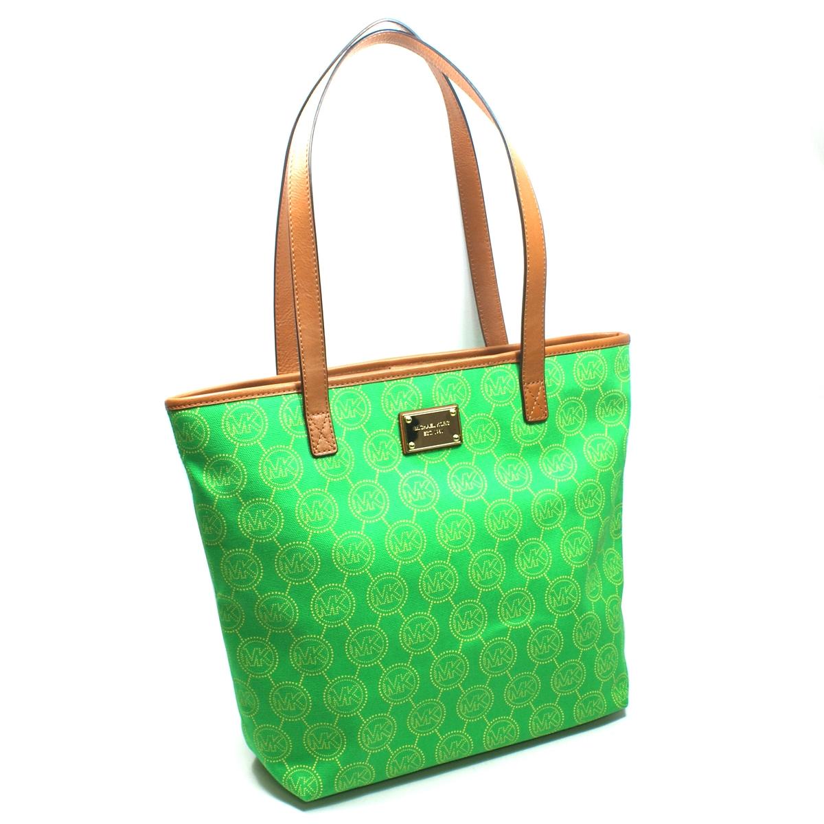 michael kors monogram green