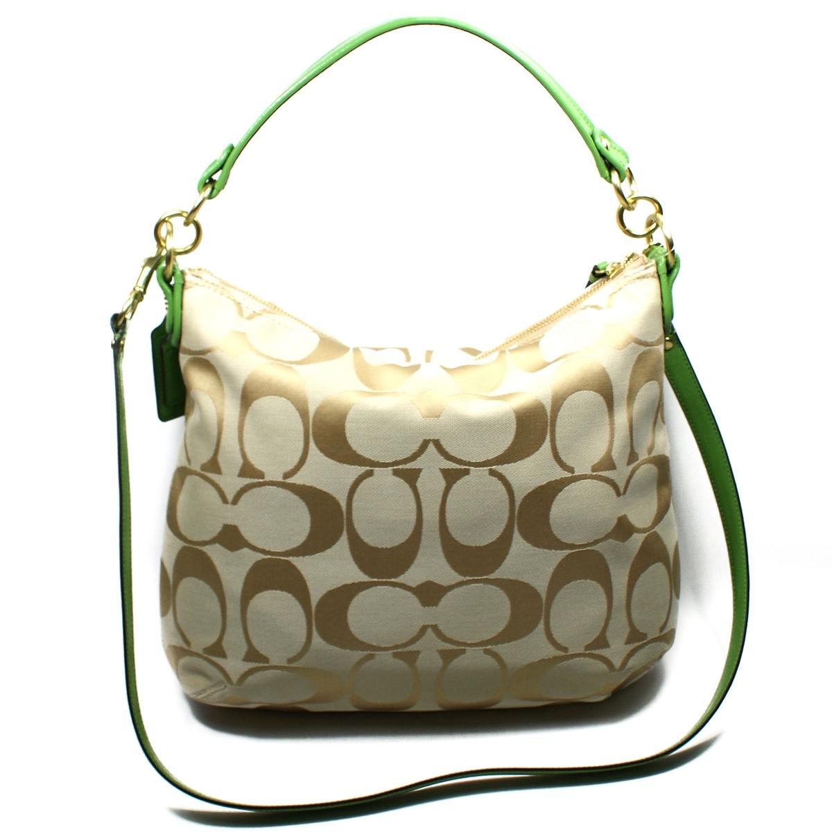 Coach Daisy Signature Pocket Hobo/ Swing Bag Grass #23392 | Coach 
