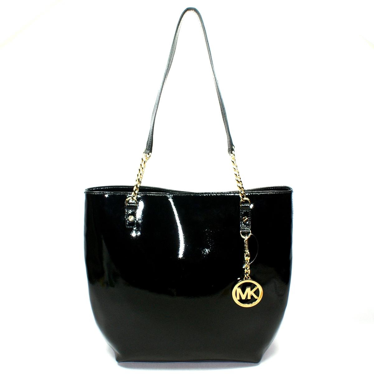 michael kors jet set patent leather tote