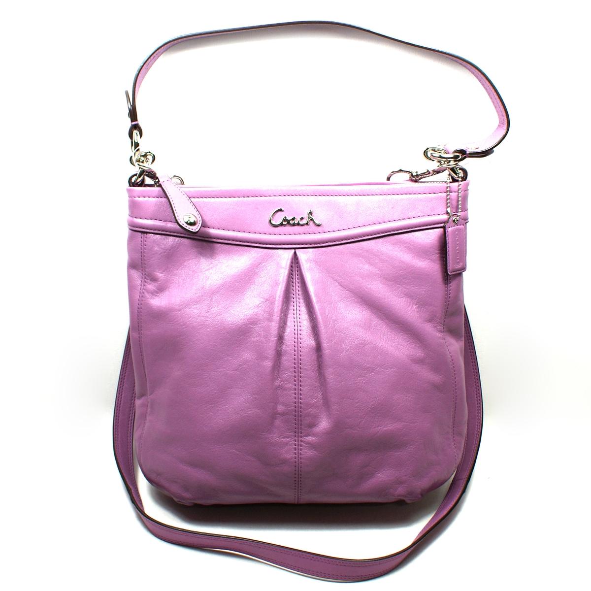 Coach Ashley Wisteria Leather Hippie Cross Body Bag/ Shoulder Bag #20114 | Coach 20114