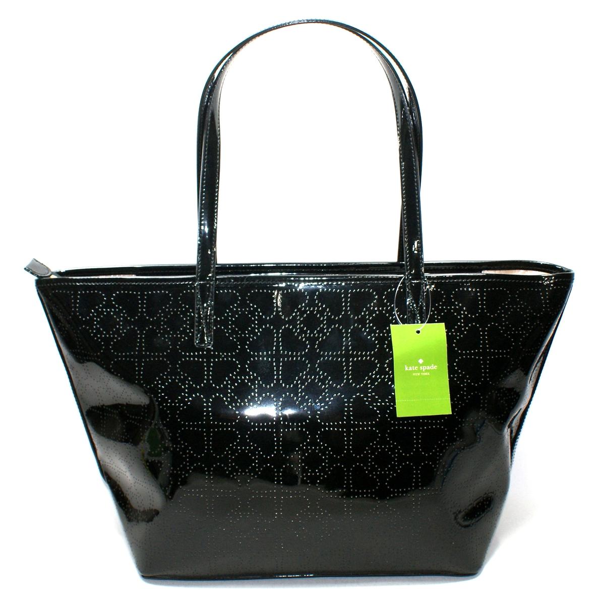 Kate Spade Small Harmony Black Metro Spade Tote WKRU1878 Kate Spade