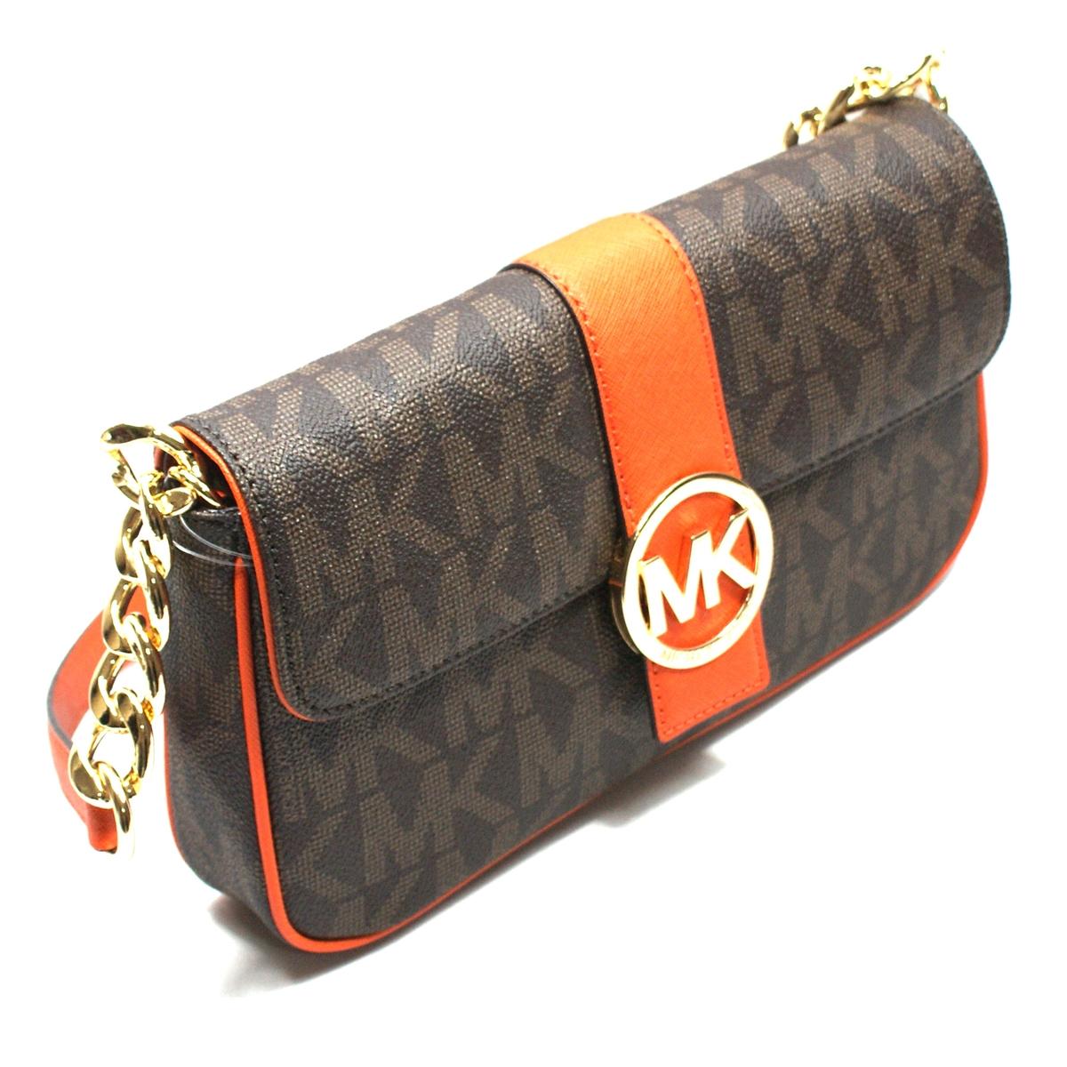 michael kors fulton purse orange