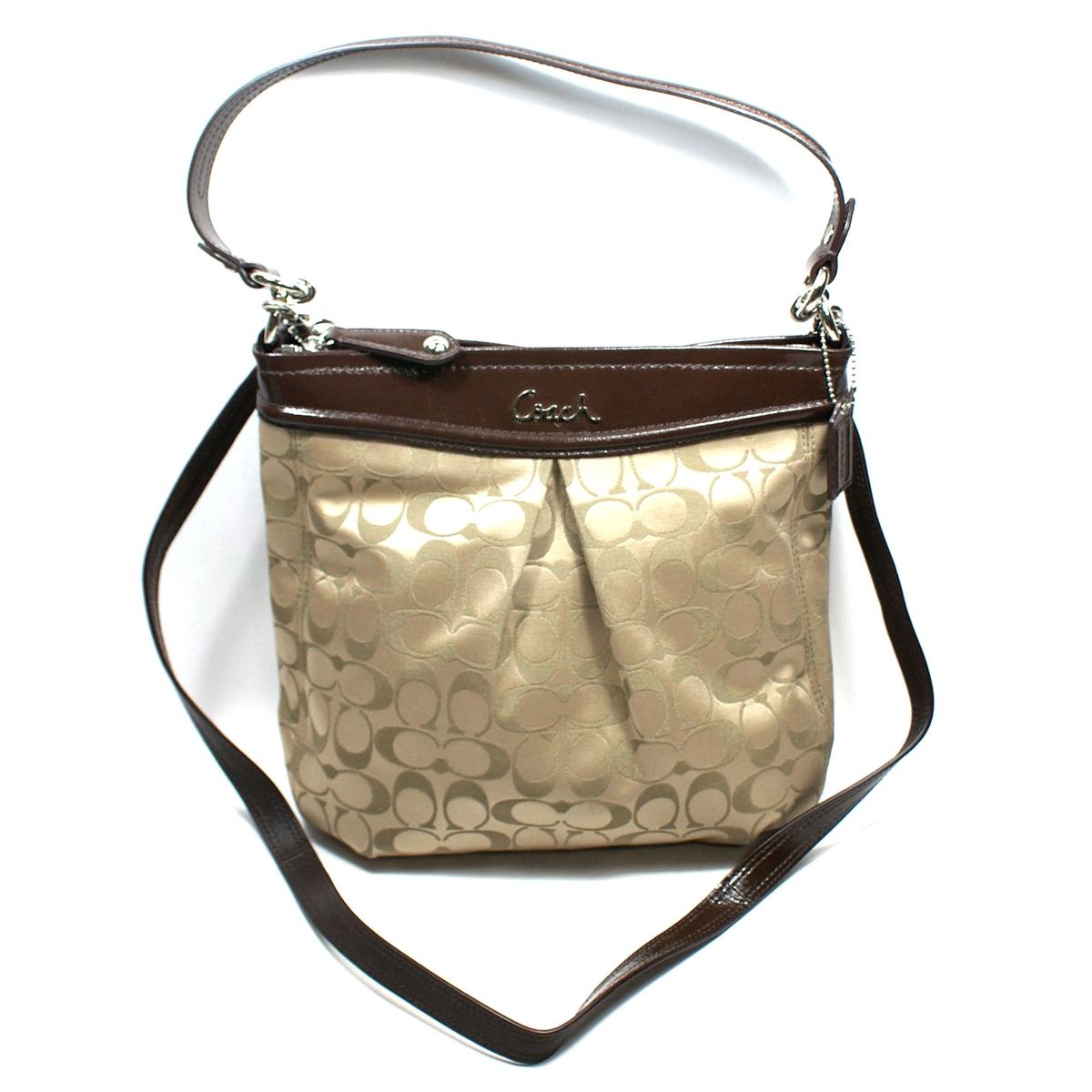 Coach Ashley Signature Khaki Hippie Crossbody/ Shoulder bag 20111