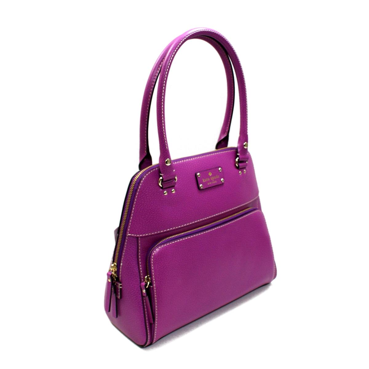 Kate Spade Small Maeda Wellesley Windsor Purple Shoulder Bag WKRU1429