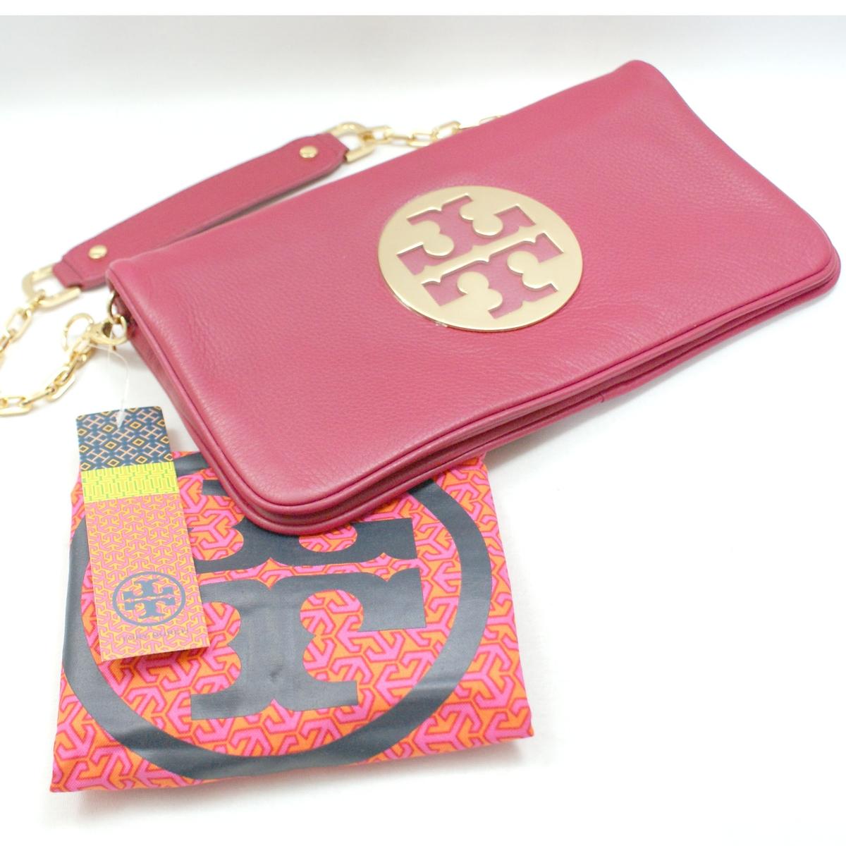 Tory Burch Raspberry Reva Clutch/ Shoulder Bag 22129584 Tory Burch