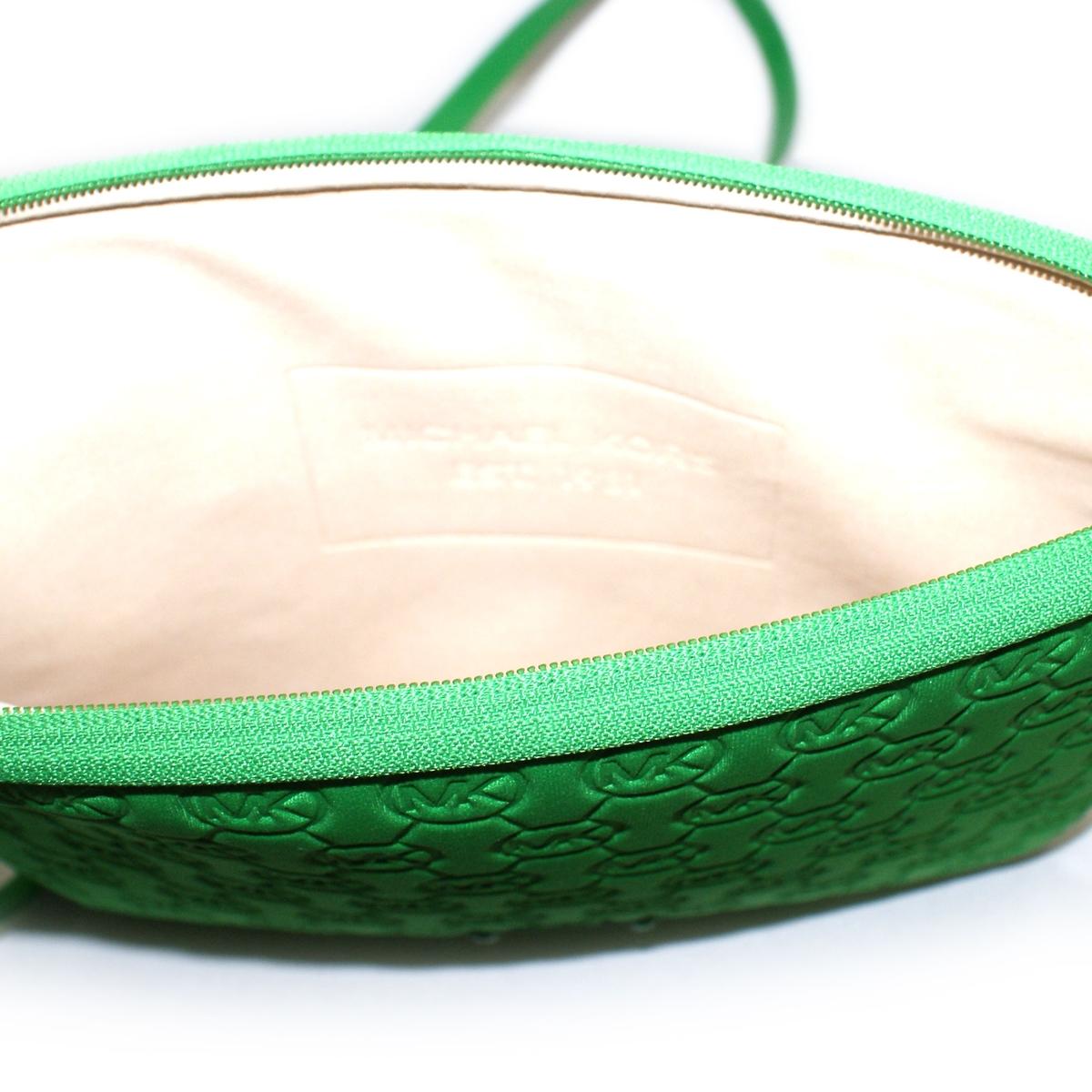 Michael Kors Mono Embossed Neoprene Ipad Crossbody Bag Palm 32F2GELC3P